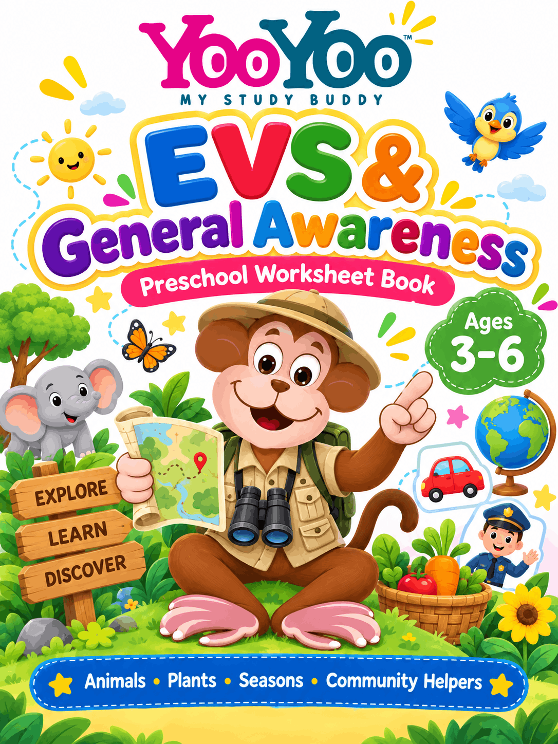 UKG animal habitats matching A4 worksheet sample